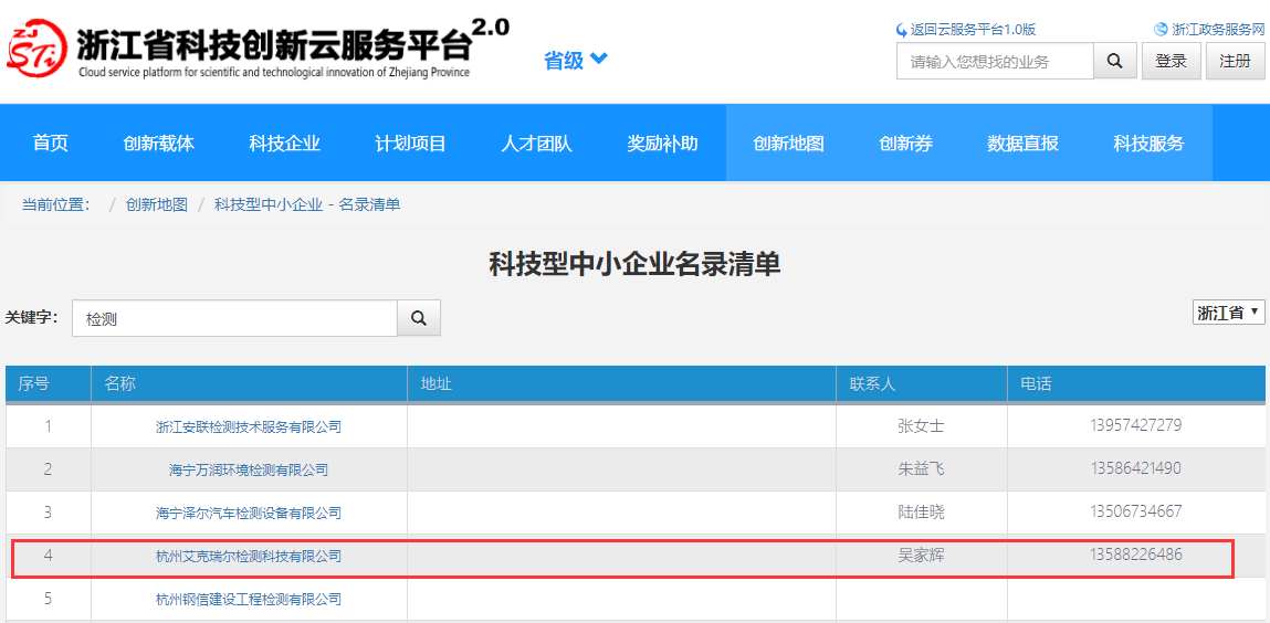 熱烈祝賀艾克瑞爾通過“浙江省科技型中小企業(yè)”認定